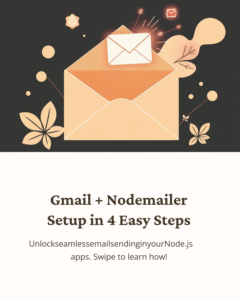 Gmail + Nodemailer Setup